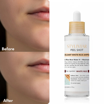Styliviar - Premium Peel Shot Glow with Duo Rice Ampoule
