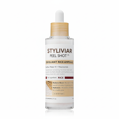 Styliviar - Premium Peel Shot Glow with Duo Rice Ampoule